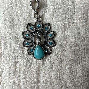 Peacock turquoise pendant